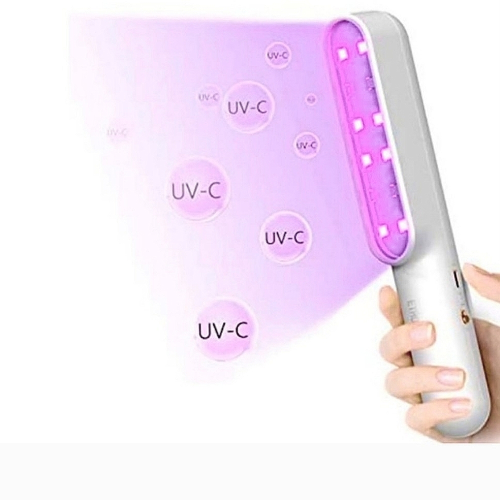 PURPLE GLOW Ultraviolet Hand Held Sterilizer Lamp Used Once